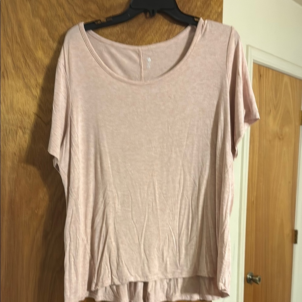 Relaxed Pink Short Sleeve Tee